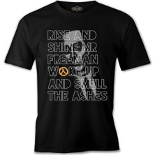  Half Life 2 - Rise And Shine Siyah Erkek Tshirt