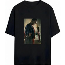  Spartacus : House Of Ashur Baskılı Unisex Oversize %100 Pamuklu T-Shirt