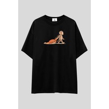  Maymun Punch ve Peluşu Oversize T-Shirt | Unisex %100 Pamuk Özel Tasarım Tee