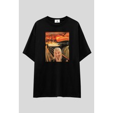  Game Of Thrones "daenerys The Scream" Oversize T-Shirt | Unisex %100 Pamuk Özel Tasarım Tee