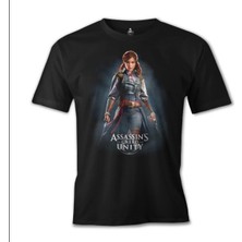  Erkek Siyah Assassin's Creed Unity Elise T-Shirt ES-566