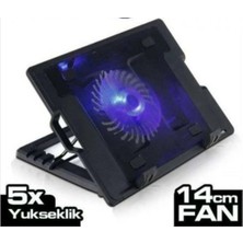 Tastech Laptop Soğutucu Altlık Cooling Pad Notebook Standı LED Işıklı PL9951