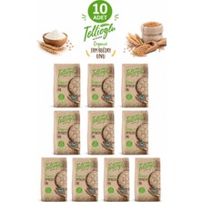 Tellioğlu Organik Tam Buğday Unu 10X1 kg