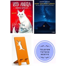 Martı Yayınları Kedi Ankira - Anadolu Şifreleri - Buket Çetin + Kuzey Işıklarının Şarkısı + Telefon Tutucu