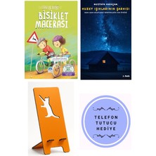 Martı Yayınları Bisiklet Macerası-Can ile Rüya - Ilyas Gündüz + Kuzey Işıklarının Şarkısı + Telefon Tutucu