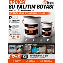 20 Kg Çift Komponentli İzolasyon Boyası Beton ve Zemin Kaplama Epoksi Su Yalıtım Boyası