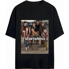  Shameless Baskılı Unisex Oversize T-Shirt