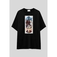  Game Of Thrones T-Shirt | Unisex %100 Pamuk Siyah & Beyaz Baskılı Özel Tasarım Tee