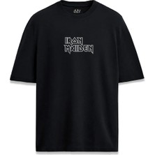  Iron Maiden Metal Grup Yazılı Tasarım Unisex Tişört