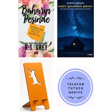 Martı Yayınları Baharın Peşinde - R. S. Grey + Kuzey Işıklarının Şarkısı + Telefon Tutucu