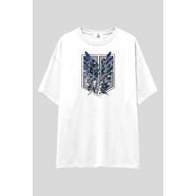  Attack On Titan Anime T-Shirt | Unisex %100 Pamuk Baskılı Eren Mikasa Levi Özel Tasarım Tee