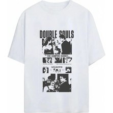  The Vampire Diaries Baskılı Unisex Oversize %100 Pamuklu T-Shirt