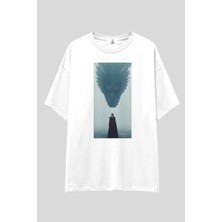  Game Of Thrones T-Shirt | Unisex %100 Pamuk Siyah & Beyaz Baskılı Özel Tasarım Tee