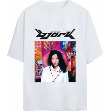  Björk Unisex Oversize %100 Pamuklu T-Shirt