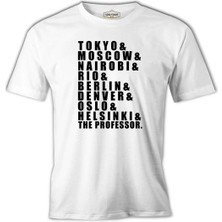  La Casa De Papel - Team Beyaz Erkek Tshirt