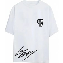  Lil Baby Unisex Oversize %100 Pamuklu T-Shirt