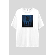  Attack On Titan Anime T-Shirt | Unisex %100 Pamuk Baskılı Eren Mikasa Levi Özel Tasarım Tee