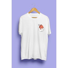  Chainsaw Man Minimalist Pochita Özel Cep Tasarım Anime Tişört