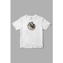  Game Of Thrones Targaryen House Baskılı Tişört