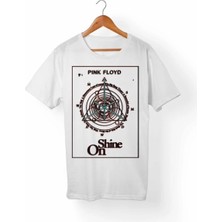  Unisex Beyaz Pink Floyd T-Shirt