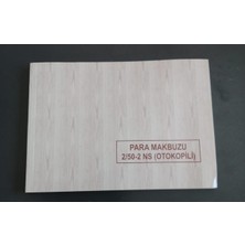 Belirtilmemiş Para Makbuzu 2/50-2 Ns Otokopili Karbon Kağıtsız Fiş Koçanı 50 Yaprak