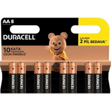 Bst Duracell Aa Kalem Pil 8 Li*12 Dogum Gunu Hediyesi