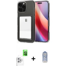 Marsilyan™- iPhone 16 Pro Kılıf Doruk Klasik Koleksiyonu - Siyah Joko Magic 5d Cam + Raze Metal Kamera Lens - Bz