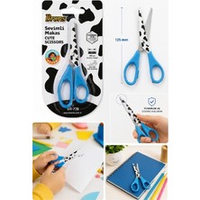 Brons Sevimli Makas BR-778 125 mm Çocuk Makası – Yuvarlak Uçlu Güvenli Makas