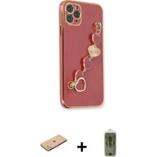 Marsilyan™- iPhone 11 Pro Max Kılıf Nova Işık Prime - Siyah Joko Magic 5d Hayalet Cam + Renkli Kamera Lens Koruma Cam - Pe