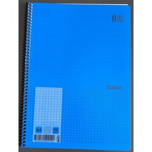 U Deep Udep A4 Spiralli Noktalı Defter 40 Yaprak Mavi Kapak Notebook
