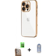 Marsilyan™- iPhone 16 Pro Max Kılıf Vadi Minimal - Siyah Joko Magic 5d Cam + Raze Metal Kamera Lens - Cltm