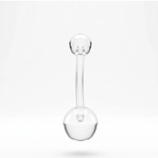 Top 5/8mm x 12MM x 1.6mm Bioplastik Göbek Piercing