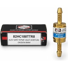 Harris 188TTR8 Oksijen Flashback Arrestor 8 mm Hortum Bağlantılı