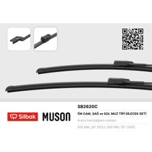 Silbak Glblseme Silecek Süpürgesi Muz Tipi Volvo C30 10/06-Volvo S40 03/06-Volvo S60 Ii 08/10-Volvo S80 03/06-Volvo V50 03/06-Volvo V70 10/07-Volvo XC60 09/08-Volvo XC70 10/07