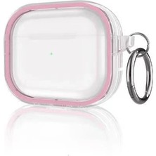 Aydogan's Apple Airpods Pro 2 (2.nesil) Shiny Şeffaf Kılıf - Pembe