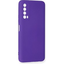 Aydogan's Huawei P Smart 2021 Kılıf Nano Içi Kadife Silikon - Mor