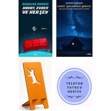 Hayat Evren ve Her Şey - Douglas Adams + Kuzey Işıklarının Şarkısı + Telefon Tutucu