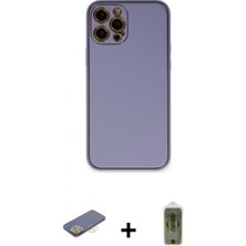 Marsilyan™- iPhone 12 Pro Max Kılıf Yadigar Klasik - Siyah Joko Magic 5d Hayalet Cam + Renkli Kamera Lens Koruma Cam - Sı