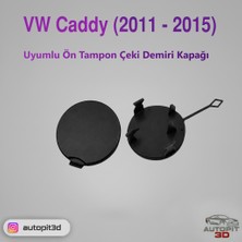 AutoPit 3D Vw Caddy (2011-2015) Uyumlu Ön Tampon Çeki Demiri Kapağı