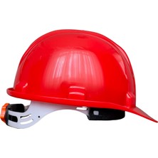 Essafe Vidalı Kırmızı Baret