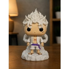 3D Layer Craft One Piece Gear 5 Luffy Funko Pop Figür 12 cm