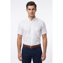 Kamer Erkek Klasik Tek Cepli %100 Cotton Kısa Kol Gömlek BGL-ST05624