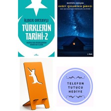 Kronik Kitap Türklerin Tarihi 2 - Anadolu'nun Bozkırlarından... - Ilber Ortaylı + Kuzey Işıklarının Şarkısı + Telefon Tutucu