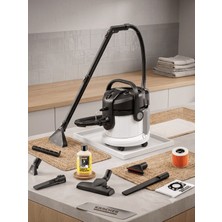 Karcher Se 4 Plus Halı Koltuk ve Döşeme Yıkama Makinesi 1000W 4l Çift Hazneli, Ev ve Araç Için Kompakt Derin Temizlik Gücü