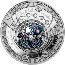 Mennica Polska AgaKulche Kova Burcu Gümüş Sikke Coin Kolye
