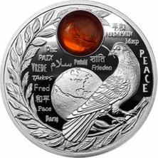 Mennica Polska AgaKulche Dünya Barışı Gümüş Sikke Coin
