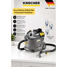 Karcher Profesyonel Halı ve Koltuk Yıkama Makinesi 1200W 8l Tank, Otel Ofis ve Araç Detayda Hızlı Kuruyan Güçlü Vakum  Puzzi 8/1
