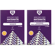 Karekök Yayınları 10. Sınıf Matematik Modüler Piramit Sistemi Geometri, Polinomlar ve Ikinci Dereceden Denklemler Konu Anlatımı Soru Çözümü Seti
