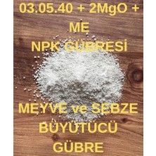 Sağlam Tarım Meyve Büyütücü, Potasyum Gübresi 03.05.40+2mgo+Me Suda Tamamen Çözünür