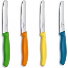 Victorinox Vct-11 cm Tırtıklı Domates ve Sofra Bıçak Renkli Set